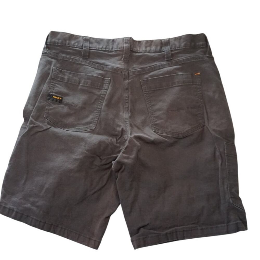 Ariat Rebar M4 Men's Low Rise Cargo Work Shorts - Charcoal size 34